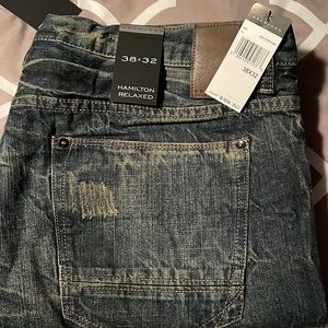 NWT Sean John Hamilton Classic Relaxed Fit Jeans 38x32